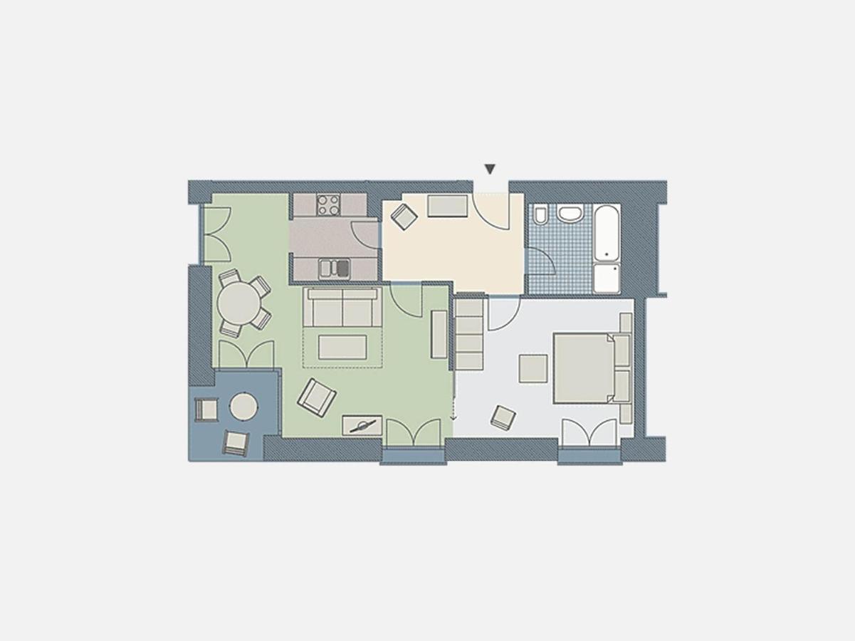 Kaiservillen Heringsdorf - Ferienwohnung Mit 1 Schlafzimmer Und Terrasse D102 외부 사진